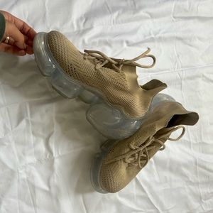 Grounds Japanese chunky sole knit sneakers.